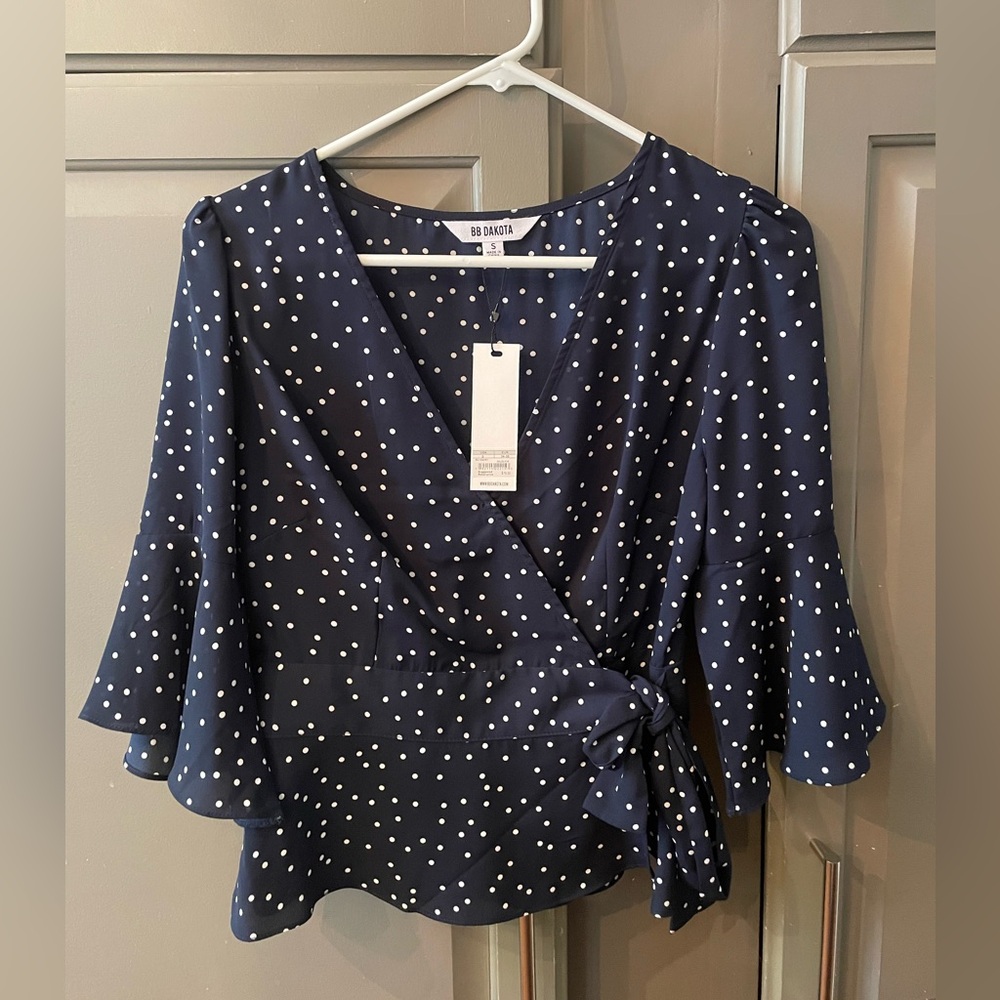 BB Dakota Wrap Blouse